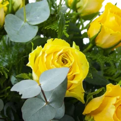 Boeket Rosa Geel Klein -Planten Eden Verkoopwinkel boeket rosa geel boeketten 3