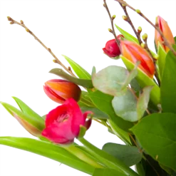 Boeket Vrolijk Roze Klein -Planten Eden Verkoopwinkel boeket vrolijk roze boeketten 3 2