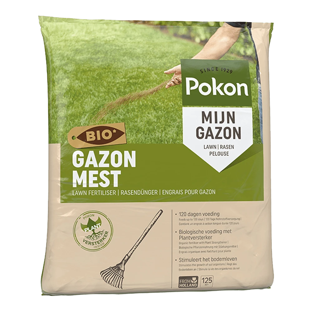 Pokon Bio Gazonmest 8,4kg Voor 125mu00b2 - Gazonmeststof 1 Pokon Bio Gazonmest 8,4kg Voor 125mu00b2 - Gazonmeststof