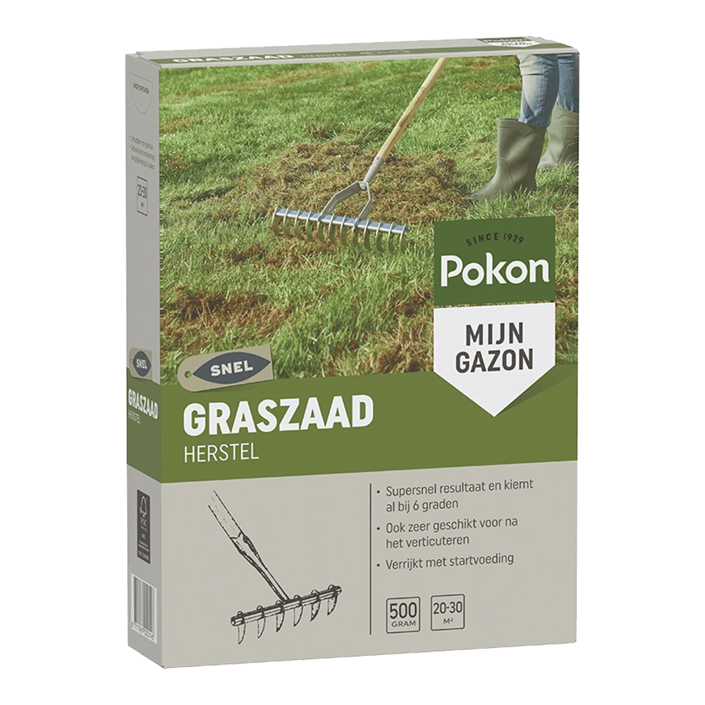 Pokon Graszaad Herstel 500gr - Graszaad 1 Pokon Graszaad Herstel 500gr - Graszaad
